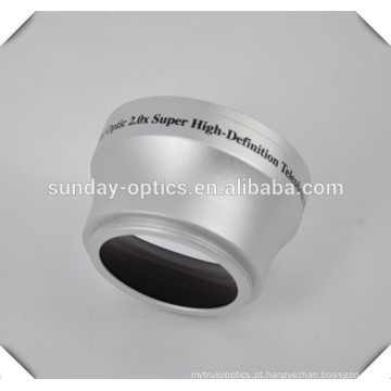 Lente teleobjetiva de 2,0 X, 37mm, UV46, feita em China